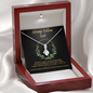 Always Follow God To My Beautiful Mom (Alluring Beauty) Necklace Template