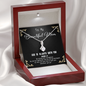 God Is always with you - Beautiful Mom To My Wife (Alluring Beauty) Necklace