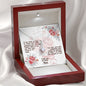 To My Lovely Mom Necklace (Because of You)