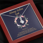 2022-0519 Always Follow God (Blue) To My Beautiful Mom (Alluring Beauty) Necklace Template