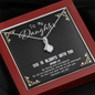 God Is always with you - Daughter To My Wife (Alluring Beauty) Necklace