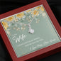 Still Love (Wife) 210930c To My Wife (Alluring Beauty) Necklace