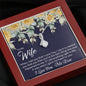 Still Love (Wife) (Navy) 210930b To My Wife (Alluring Beauty) Necklace
