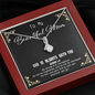God Is always with you - Beautiful Mom To My Wife (Alluring Beauty) Necklace