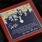 Still Love (Wife) (Navy) 210930a To My Wife (Alluring Beauty) Necklace