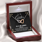 God Is My Strength - Sister To My Wife (Interlocking Hearts) Necklace