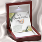 Special Bond - Frame - Beautiful Mom - I Love You To My Wife (Interlocking Hearts) Necklace