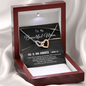 2022-03-14 - 3 - Beautiful Mom - Golden Line To My Wife (Interlocking Hearts) Necklace