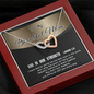 2022-03-14 - 2 - Beautful Mom - Golden Shadow To My Wife (Interlocking Hearts) Necklace