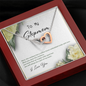 Interlocking Heart Necklace To My Step Mom