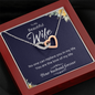 Still Love (B Wife) 21-11-26-a To My Wife (Interlocking Hearts) Necklace