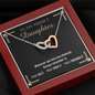 3 Pray To My Daughter 220212 To My Wife (Interlocking Hearts) Necklace