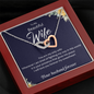 Still Love (B Wife) 21-11-26-b To My Wife (Interlocking Hearts) Necklace