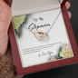 Necklace To My Step Mom (Interlocking Hearts)