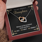 3 Pray To My Daughter 220212 To My Wife (Interlocking Hearts) Necklace