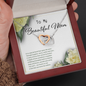Special Bond - Frame - Beautiful Mom - I Love You To My Wife (Interlocking Hearts) Necklace
