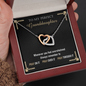 3 Pray To My Granddaughter 220212 To My Wife (Interlocking Hearts) Necklace
