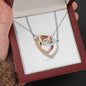 To My Beautiful Mom (Interlocking Hearts) Necklace