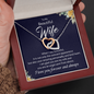 Still Love (B Wife) 21-11-22-a To My Wife (Interlocking Hearts) Necklace