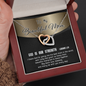 2022-03-14 - 2 - Beautful Mom - Golden Shadow To My Wife (Interlocking Hearts) Necklace