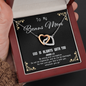 God Is always with you - Bonus Mom To My Wife (Interlocking Hearts) Necklace