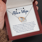 Police Wife 2022-02-21 To My Wife (Interlocking Hearts) Necklace