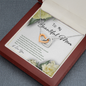 Believe in us - Frame - Beautiful Mom - I Love You To My Wife (Interlocking Hearts) Necklace