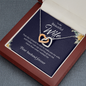 Still Love (B Wife) 21-11-26-c To My Wife (Interlocking Hearts) Necklace