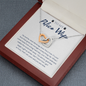 Police Wife 2022-02-21 To My Wife (Interlocking Hearts) Necklace