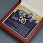 Still Love (Wife) (Navy) 210930d To My Wife (Interlocking Hearts) Necklace