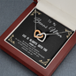 God Is always with you - Bonus Mom To My Wife (Interlocking Hearts) Necklace
