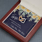 Still Love (Wife) (Navy) 210930c To My Wife (Interlocking Hearts) Necklace