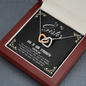 God Is My Strength - Sister To My Wife (Interlocking Hearts) Necklace