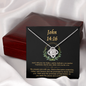 John 14_16 (2022-5-13 J) To My Beautiful Mom (Knot Beauty) Necklace Template