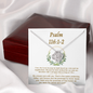 Psalm 116_1 2 To My Beautiful Mom (Knot Beauty) Necklace Template