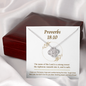 Proverbs 18_10 To My Beautiful Mom (Knot Beauty) Necklace Template