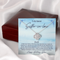 6-04 SisBirhtday To My Beautiful Mom (Knot Beauty) Necklace Template
