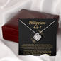 Philippians 4_6-7 To My Beautiful Mom (Knot Beauty) Necklace Template