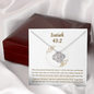Isaiah 43:2 Necklace To My Daughter | Granddaughter | Sister - Be Strong