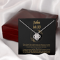 J仉16_33 To My Beautiful Mom (Knot Beauty) Necklace Template
