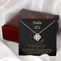 Psalm 27_1 To My Beautiful Mom (Knot Beauty) Necklace Template