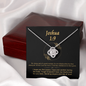 Joshua 1_9 To My Beautiful Mom (Knot Beauty) Necklace Template