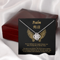 Psalm 91_11_2 To My Beautiful Mom (Knot Beauty) Necklace Template