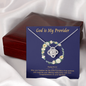 God is My Provider To My Beautiful Mom (Knot Beauty) Necklace Template