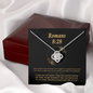 Romams 8_28 _2 To My Beautiful Mom (Knot Beauty) Necklace Template