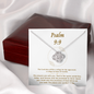 Psalm 9_9 To My Beautiful Mom (Knot Beauty) Necklace Template