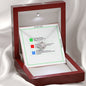 To My Beautiful Mom (Knot Beauty) Necklace Template