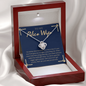 Police Wife 2022-02-21 (Dark Blue) To My Wife (Knot Beauty) Necklace