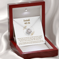 Isaiah 40:31 Necklace To My Friend | Sister | Granddaughter - Cubic Zirconia Crystal
