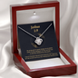 Joshua 1_9 (Yellow) To My Beautiful Mom (Knot Beauty) Necklace Template